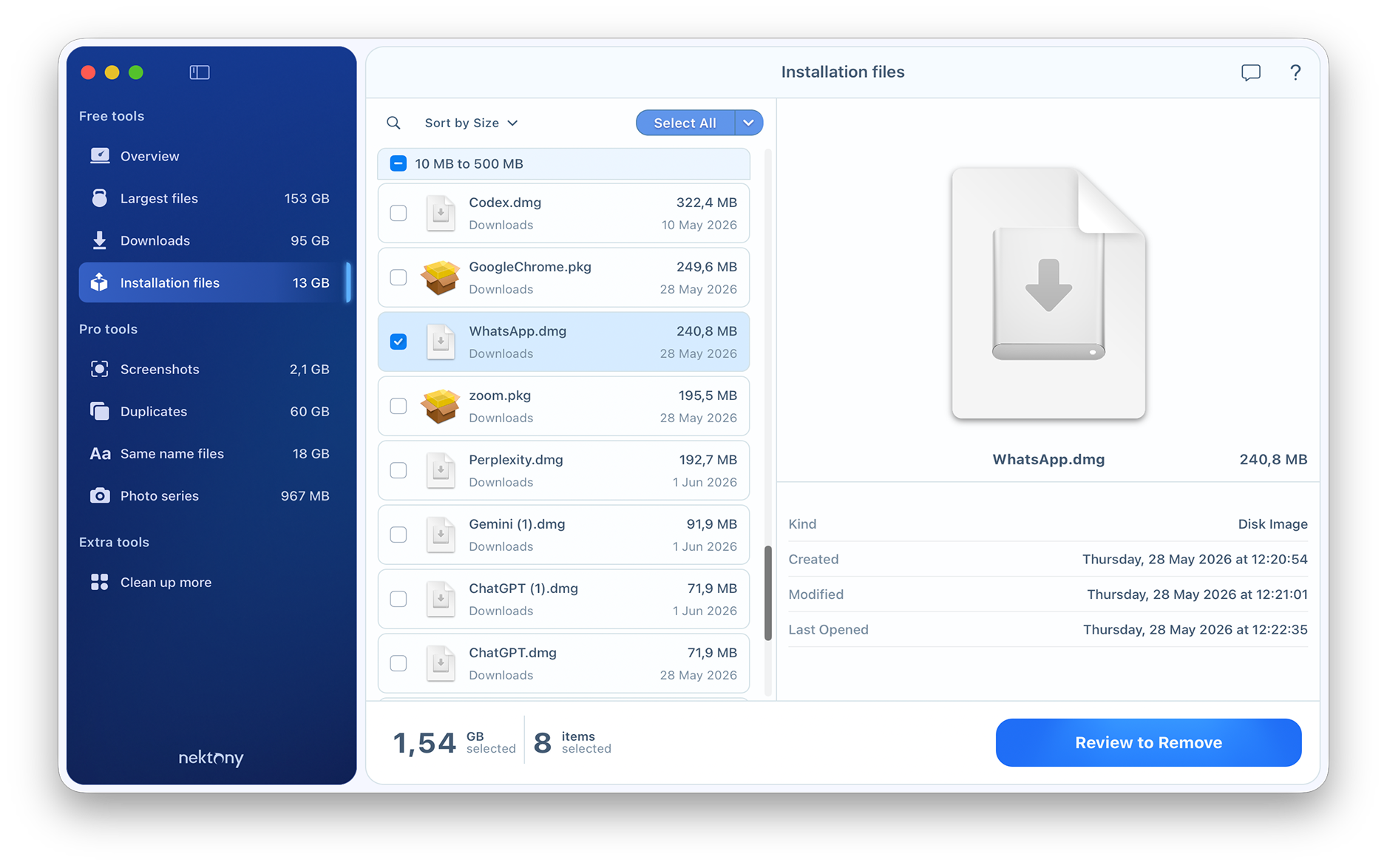 Installer packages